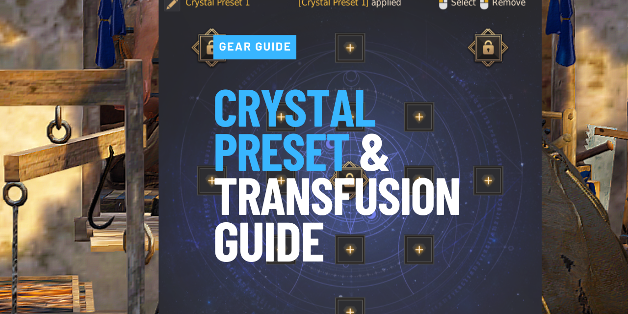 Crystal Preset and Transfusion guide