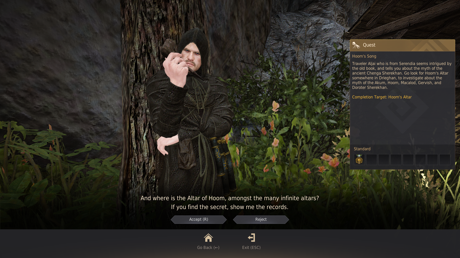 Chenga Tome Questline