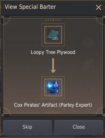 Bartering Lifeskill Guide