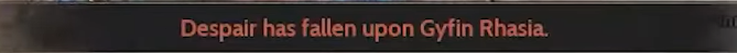 gyfin temple despair message