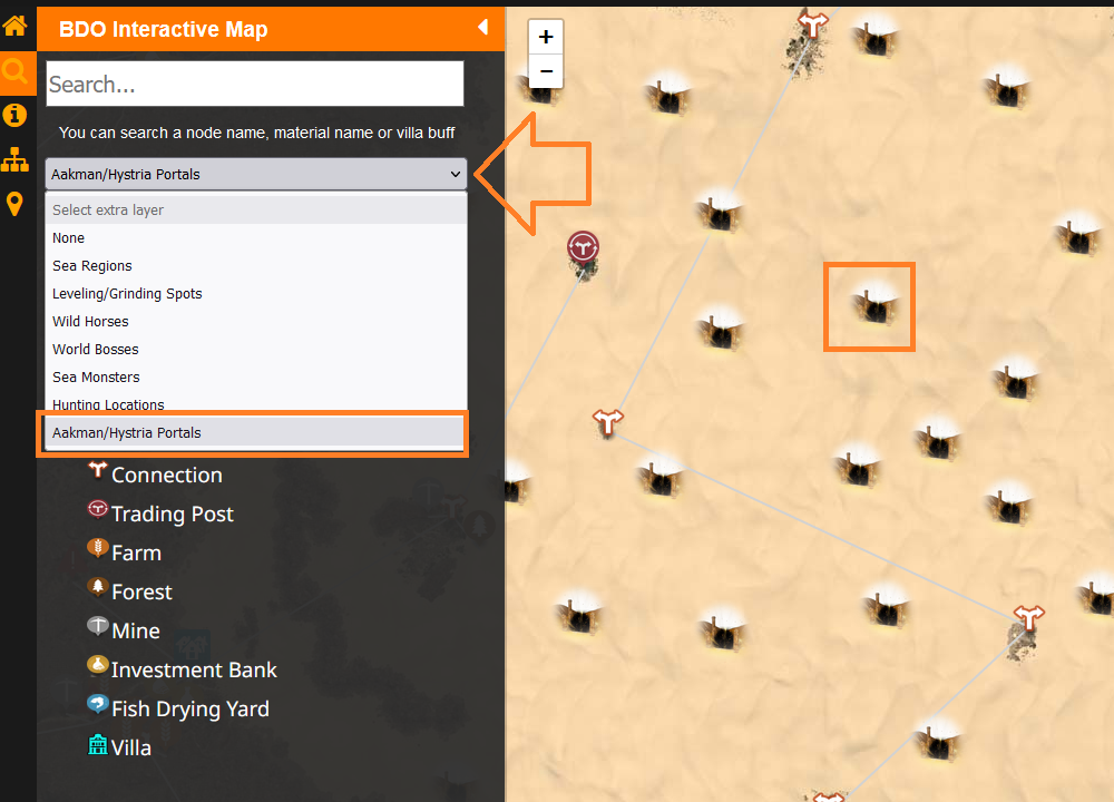 Aakman and Hystria Portals Guide