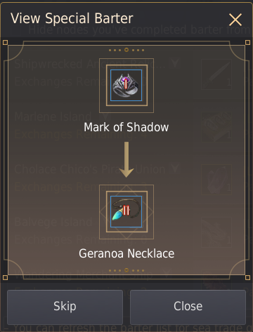 Bartering Lifeskill Guide