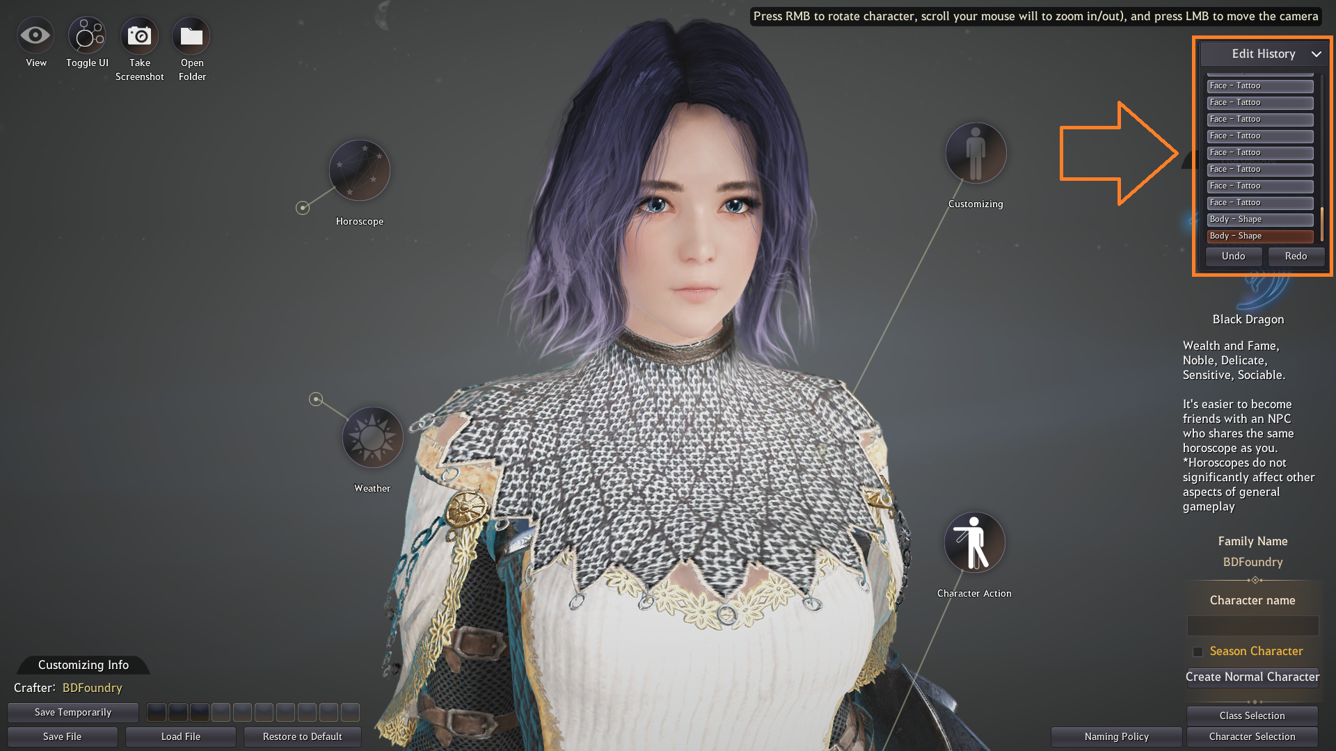 Character Creation & Beauty Album