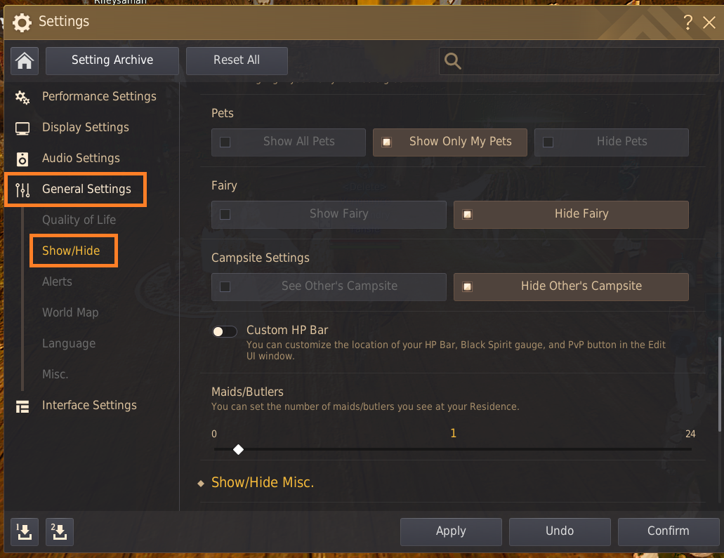 Edit UI And Settings Guide