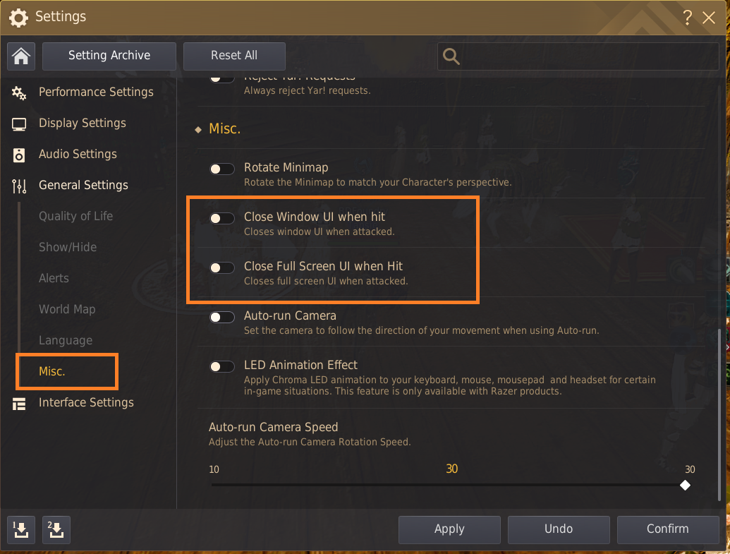 Edit UI And Settings Guide