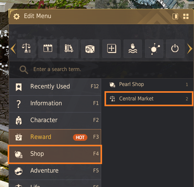 How to find and use the Central Market