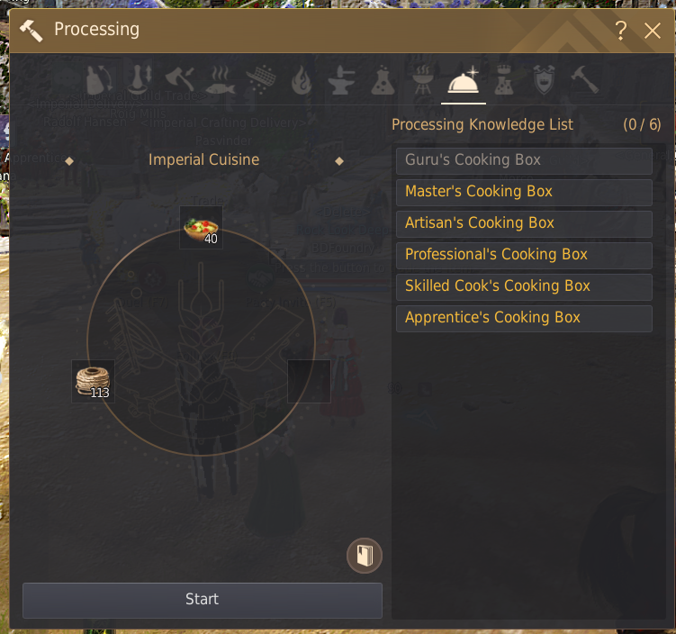 Imperial Crafting Delivery Guide