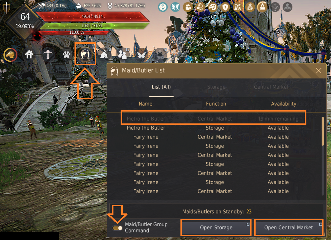 Maids/Butlers Guide