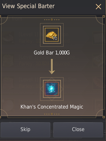 Bartering Lifeskill Guide