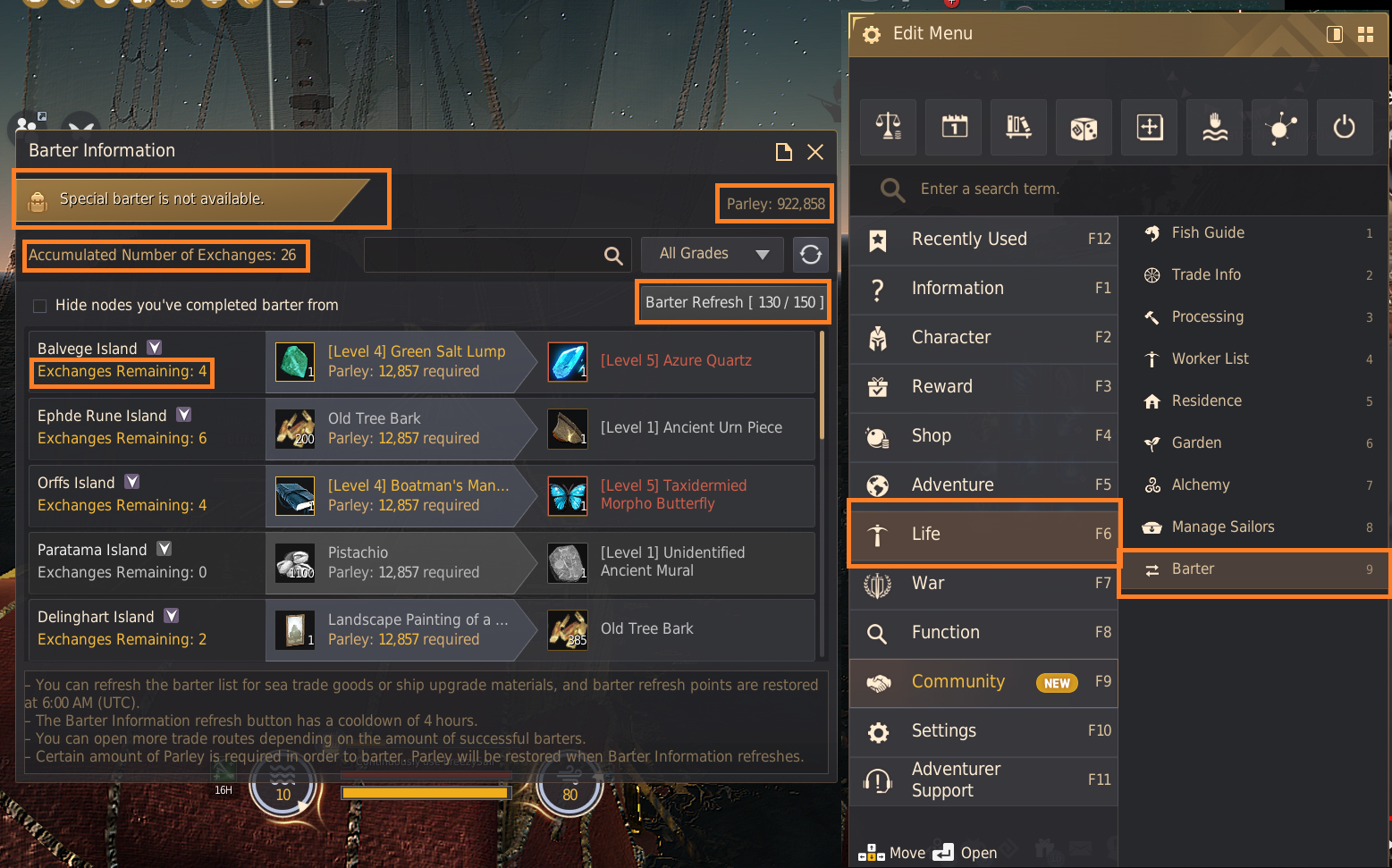Bartering Lifeskill Guide