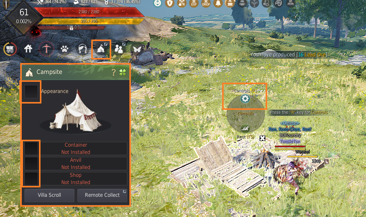 Campsite Tent Guide