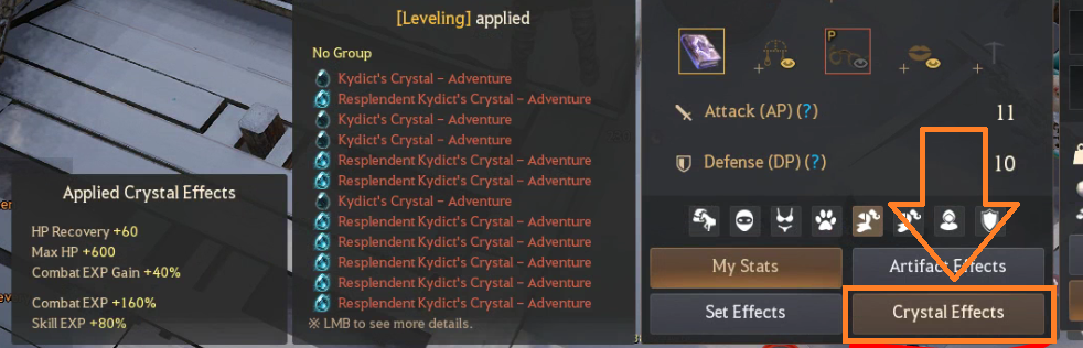 crystal preset