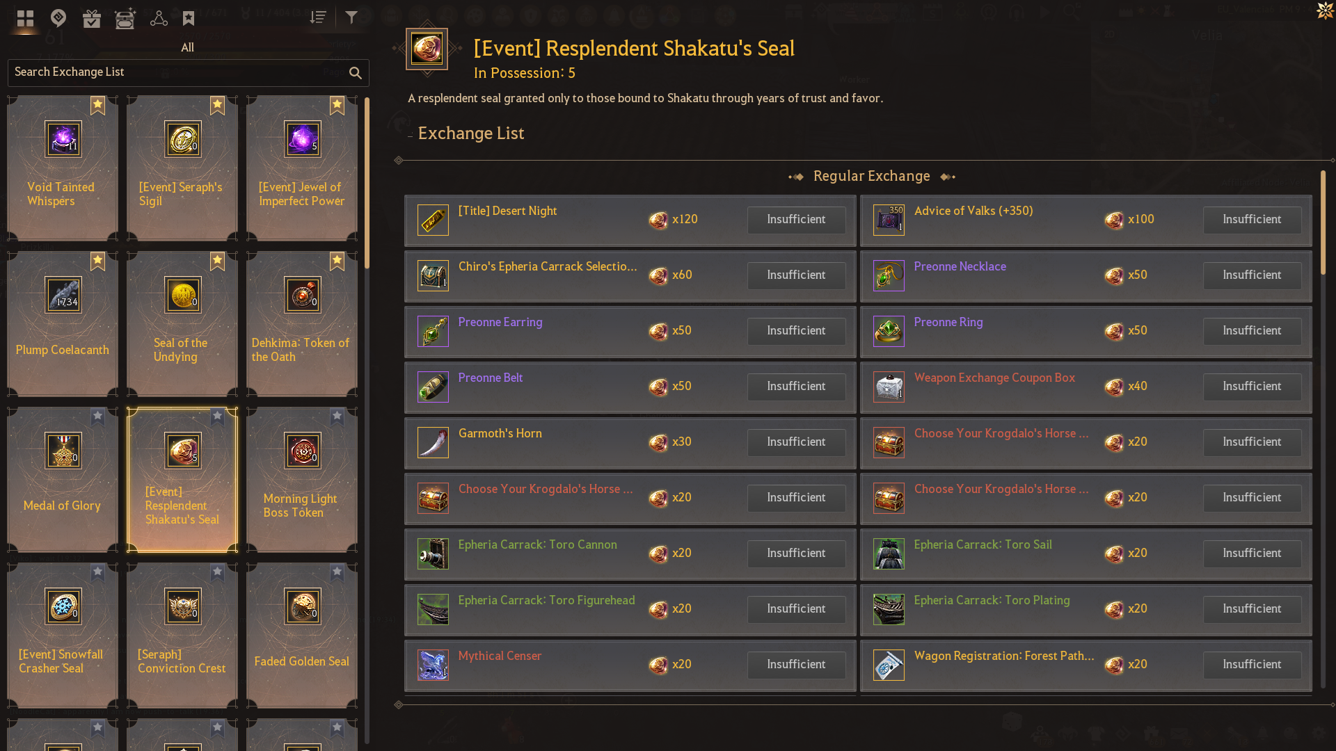 Resplendent Shakatu Seals Guide