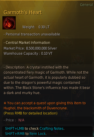 garmoth's heart