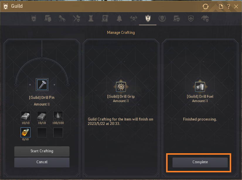 Guild Drilling Guide