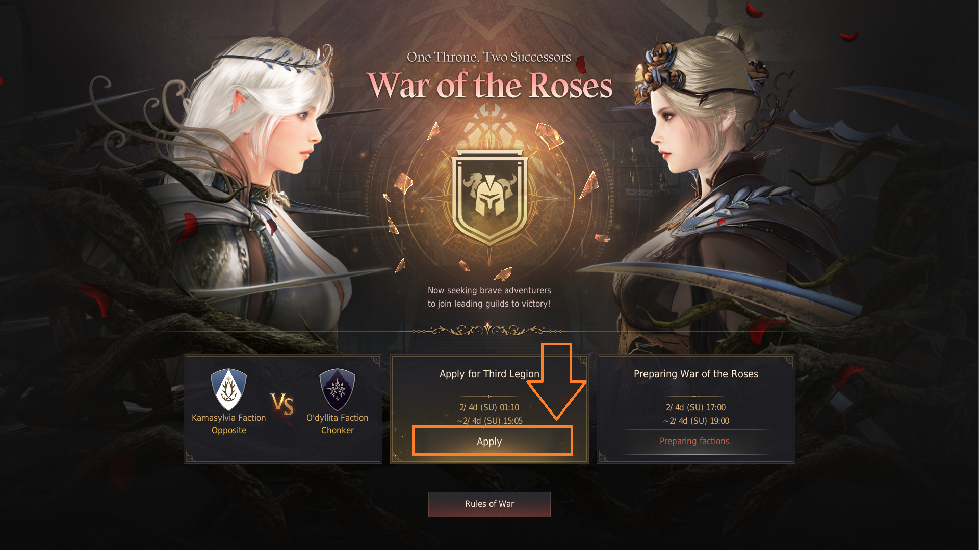 War of the Roses Guide