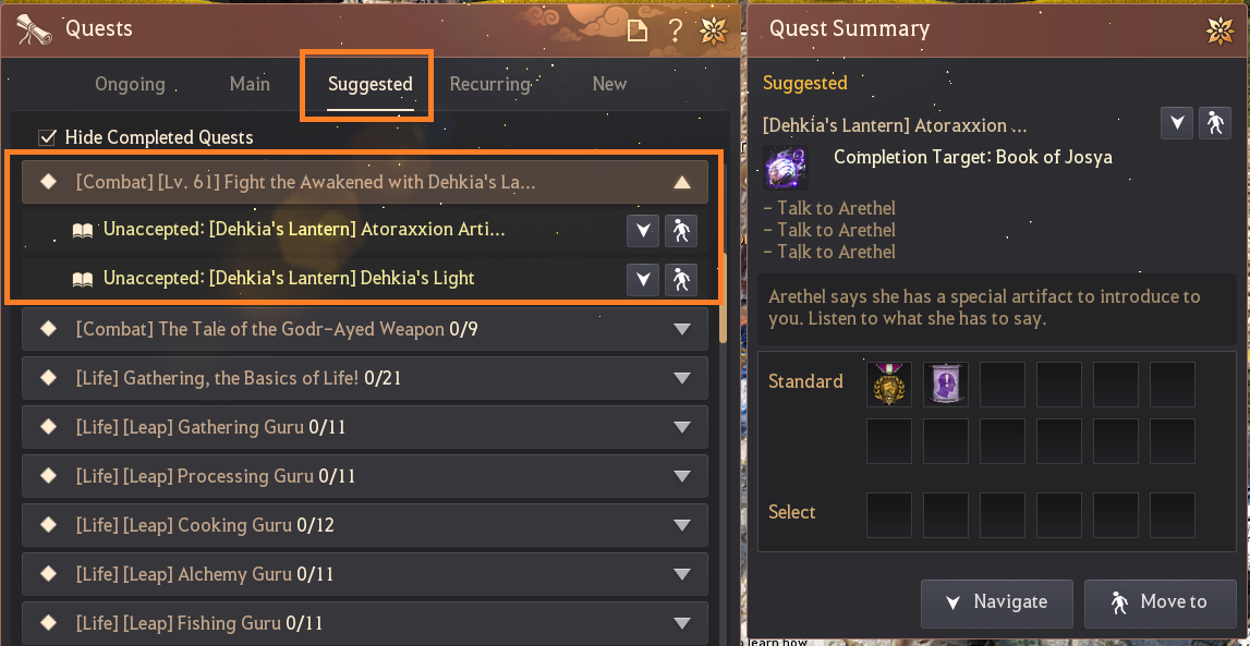 Dehkia's Lantern Guide