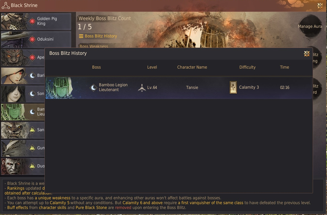 Black Shrine (Solo) Guide