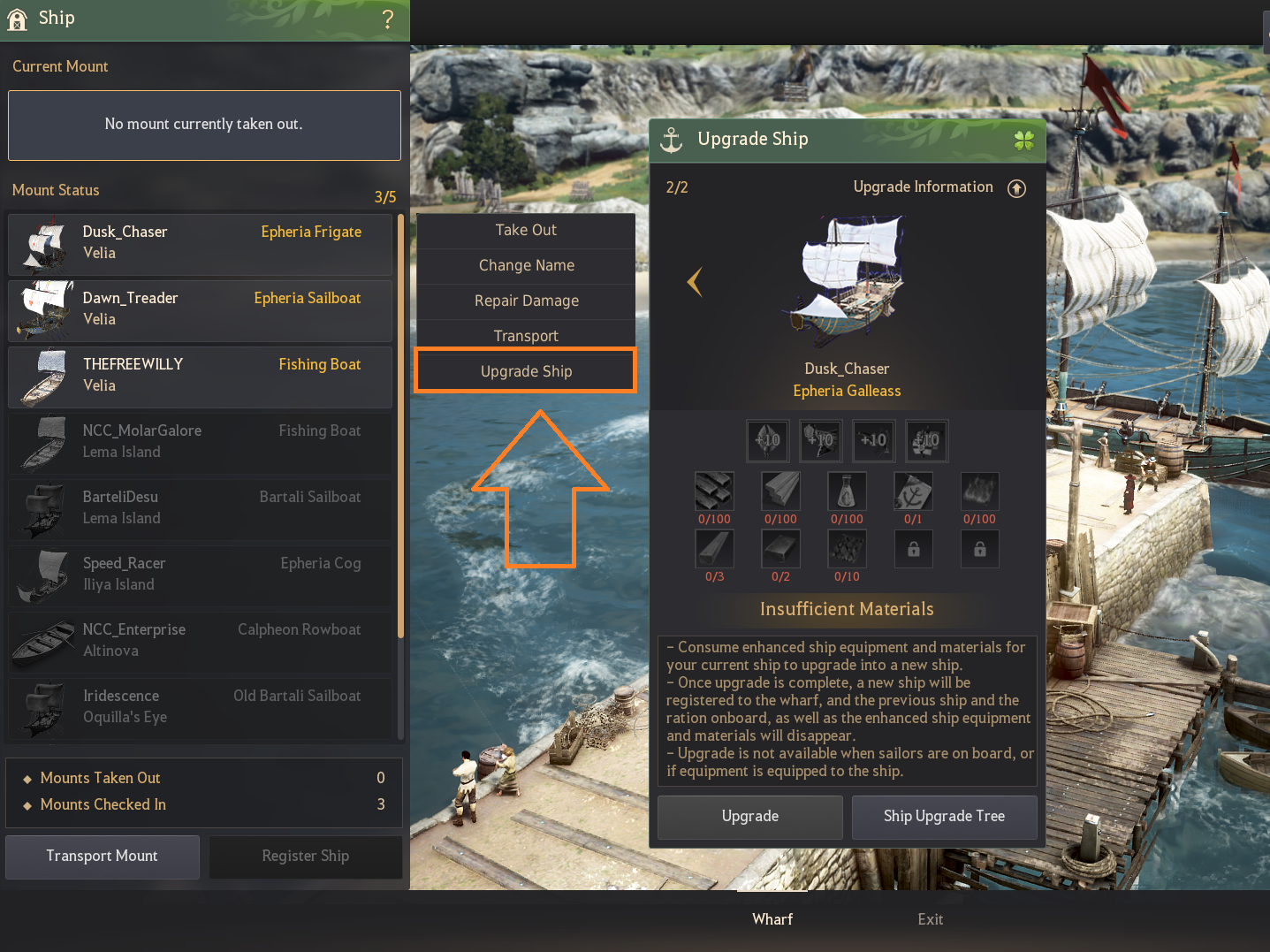 Epheria Frigate and Galleass Guide