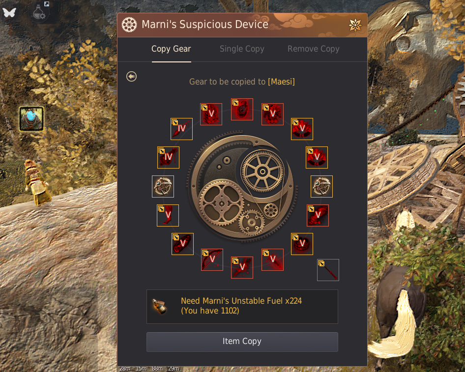 Tag Character Guide - Gear Copying