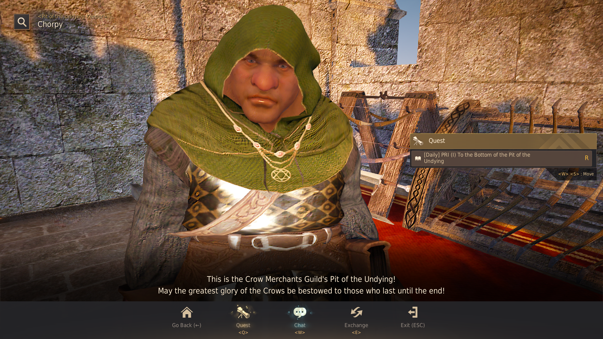 Pit of Undying - Crow's Nest Questline