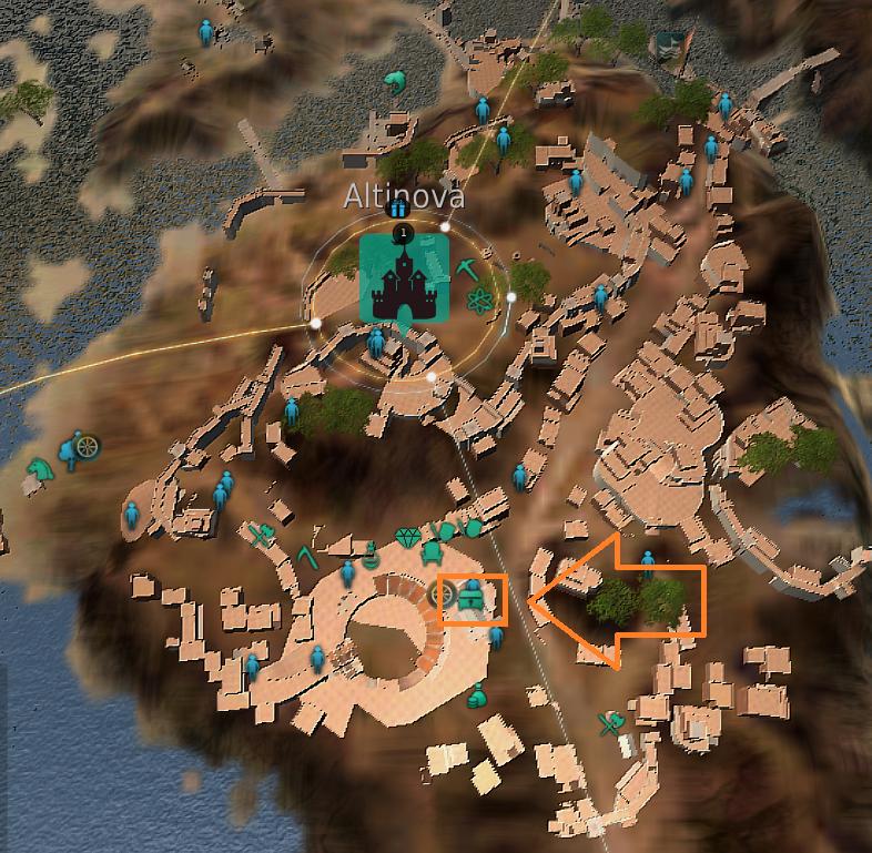 How to find and use the warehouse/storage