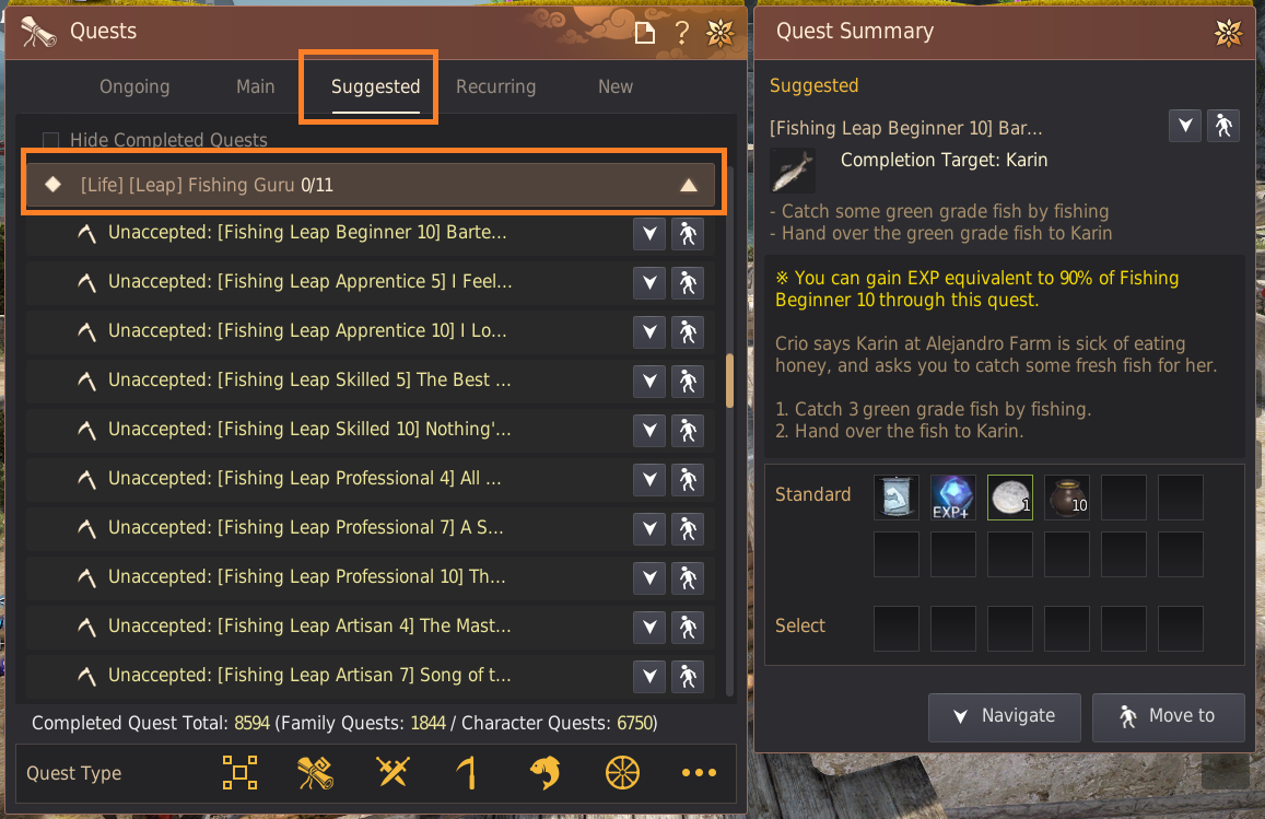 Fishing Lifeskill Guide
