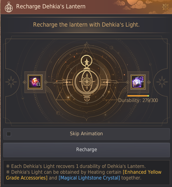 Dehkia's Lantern Guide