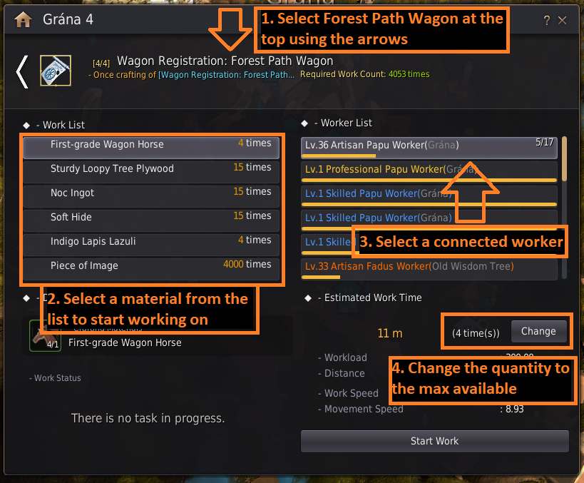 Forest Path Wagon Guide